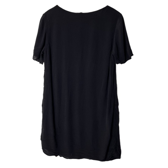 Wilfred Free Aritzia Black Scoop Neck Mini Dress - Picture 2 of 3